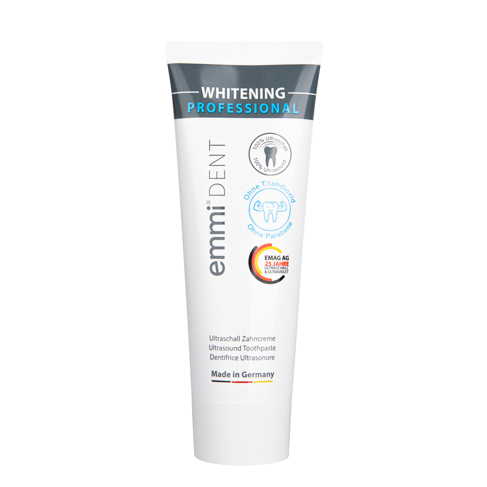 Whitening toothpaste without titanium dioxide