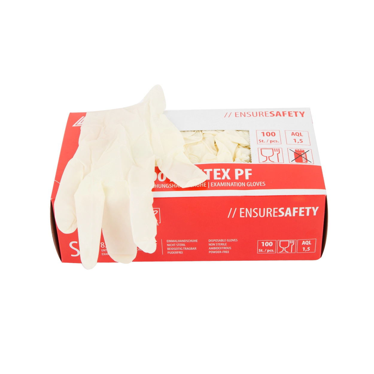 Latex Gloves White - S
